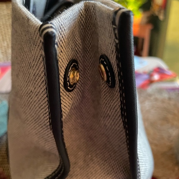 COPY - (Authentic) Large Tory Burch Canvas Ella medium tote Bag “Brand New” - Picture 3 of 16